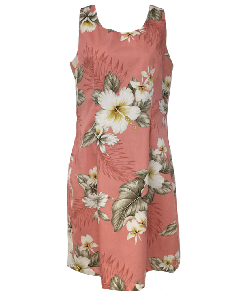 Hibiscus Trends Pink Short Dress – Kona Supply Co.