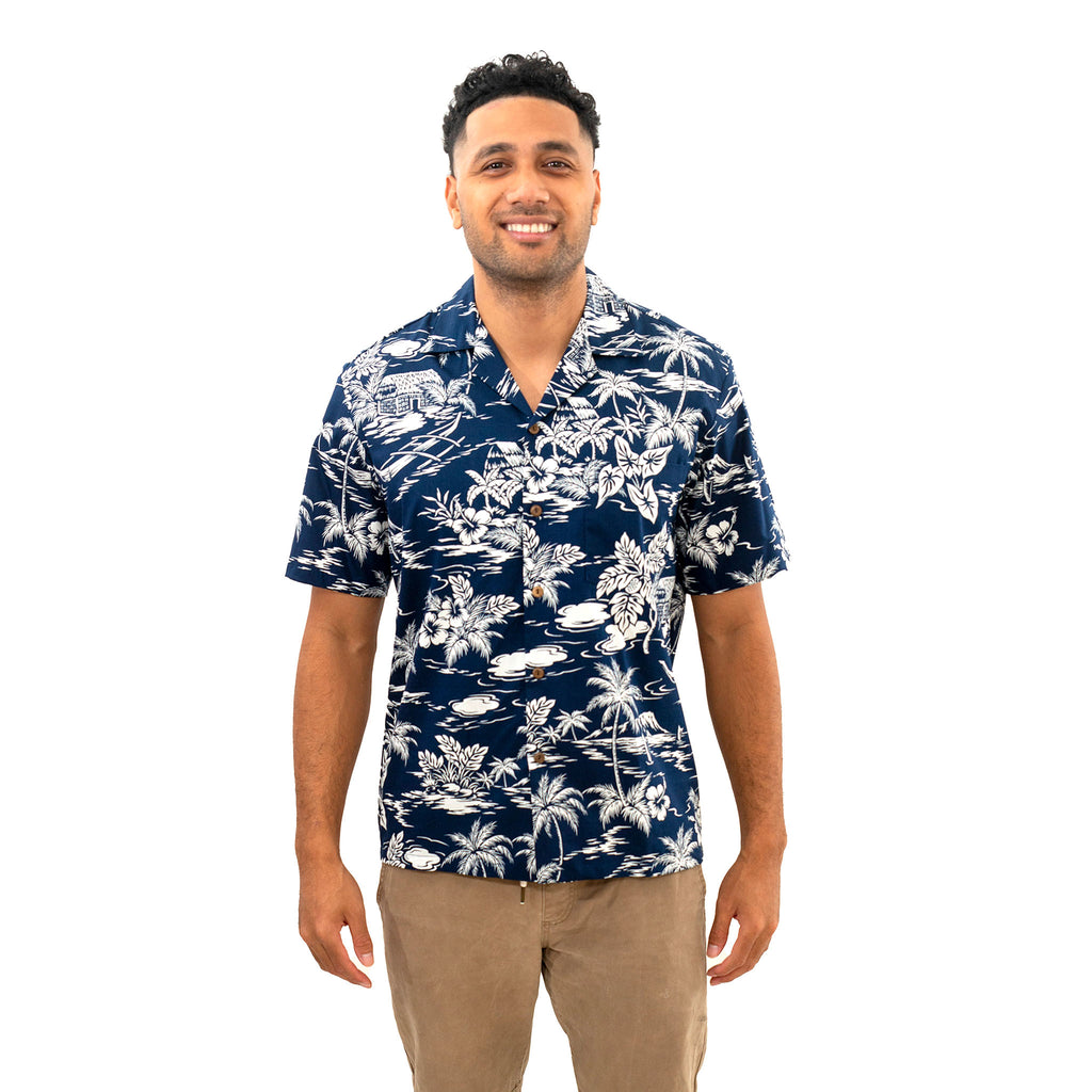Men's Love Shack Navy Shirt – Kona Supply Co.