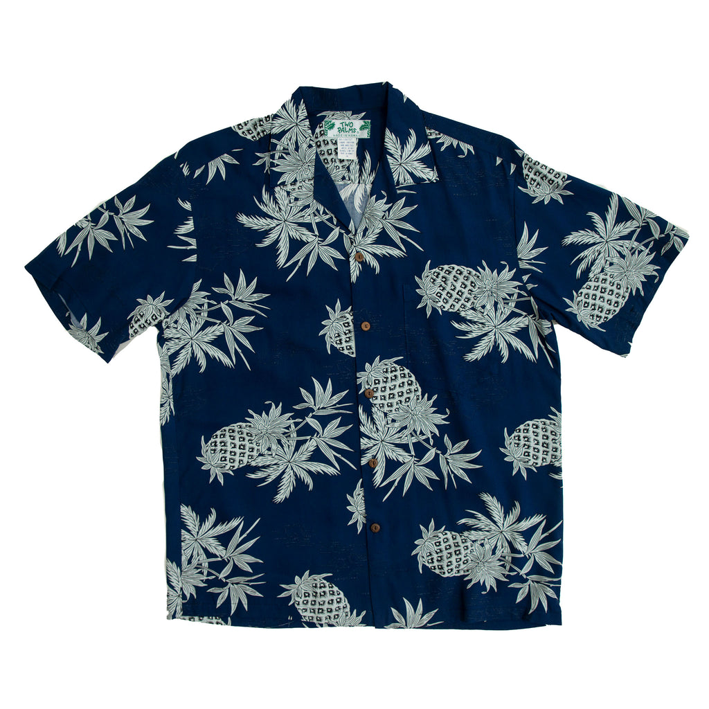 Men's Pineapple Map Navy Shirt – Kona Supply Co.