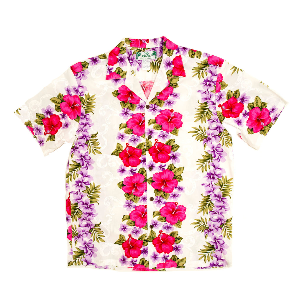 Men's Plumeria Panel White / Pink Shirt – Kona Supply Co.